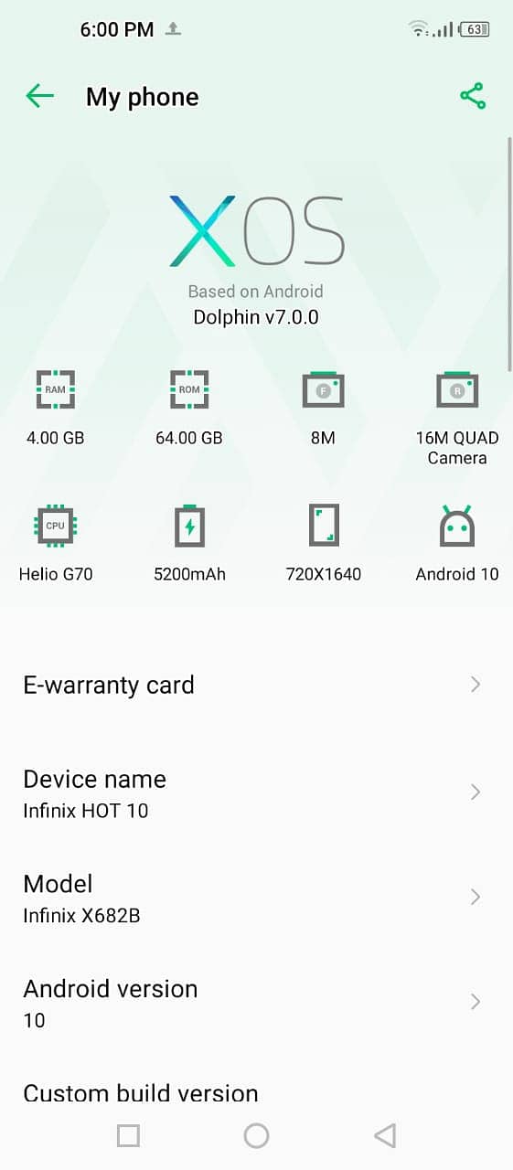 Infinix Hot 10 9