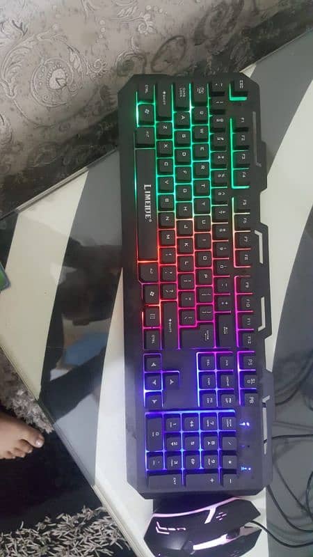 rgb gaming keyboard and rgb mouse for sell 4