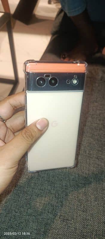 Google Pixel 6 Mint Red color with best Condition 3