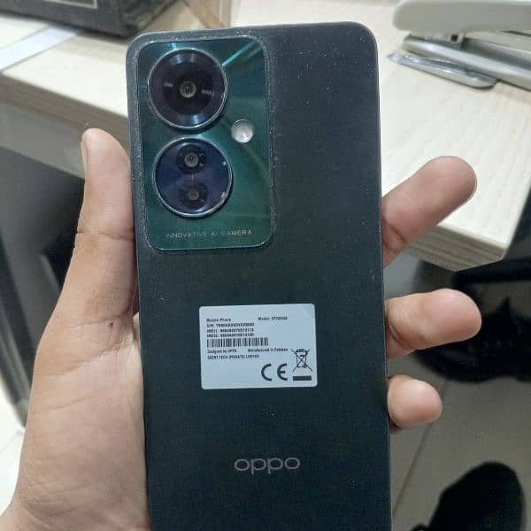 OPPO Reno 11 f 8 gb ram 256 gb memory 5 gb 5000 mah 2