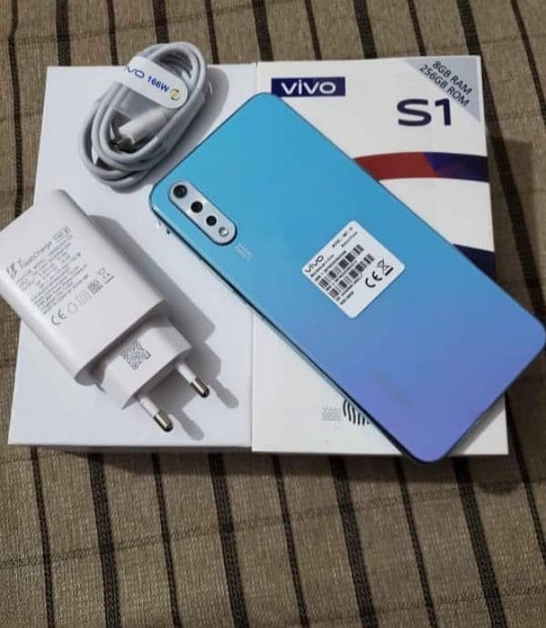 Vivo S1 with complete box 0