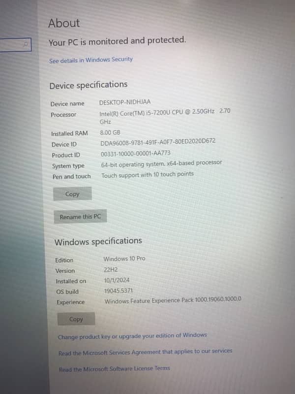 Dell inspiron 15 5000 series touchscreen  Core i5 7th gen 3