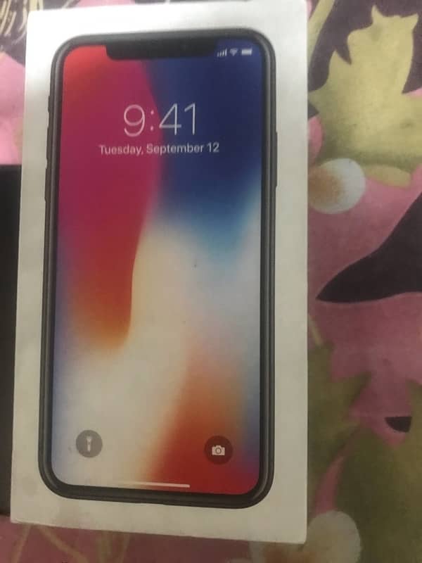 IPhone X 64 GB PTA approved with box 2