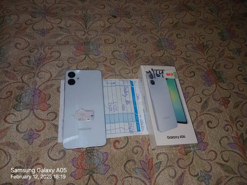 Samsung a06 4GB ram 64GB memory 0