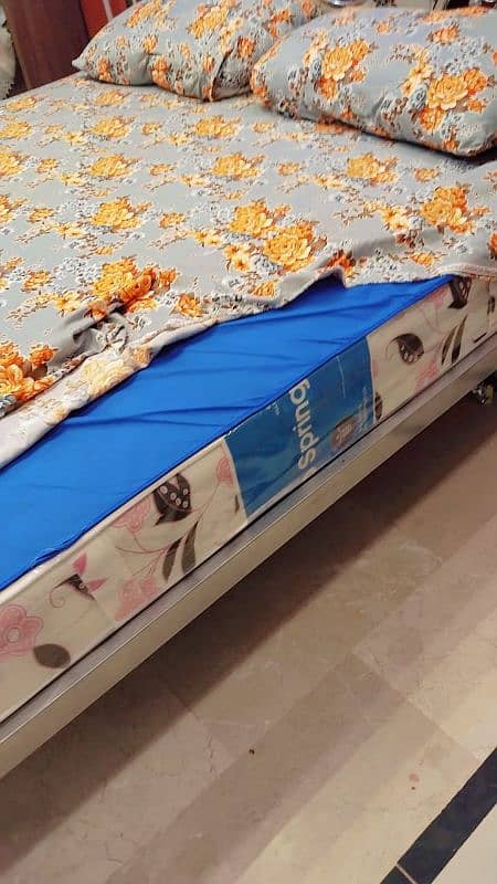 Steel Bed With Mattress 6×6.5  03147186406 4