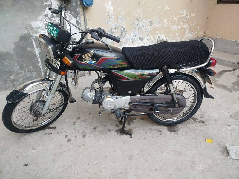 Honda 70cc model 2021 black colour 0