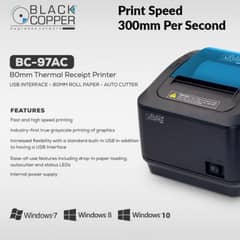 Black Copper BC 97AC Thermal Printer