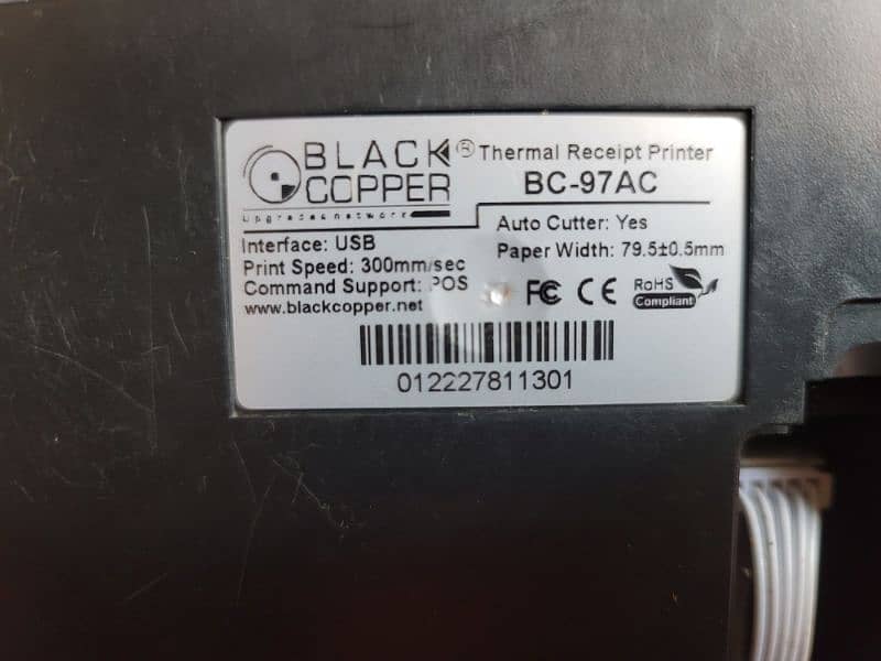 Black Copper BC 97AC Thermal Printer 4