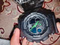 Casio G-Shock Black Ana/Digi Men's Watch.  Model-GA-100-1A1