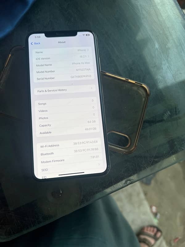 iPhone XS Max dul sim pta approved 64 gb 1