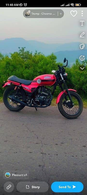 Urgent Sale Hi Speed infinity 150cc 1