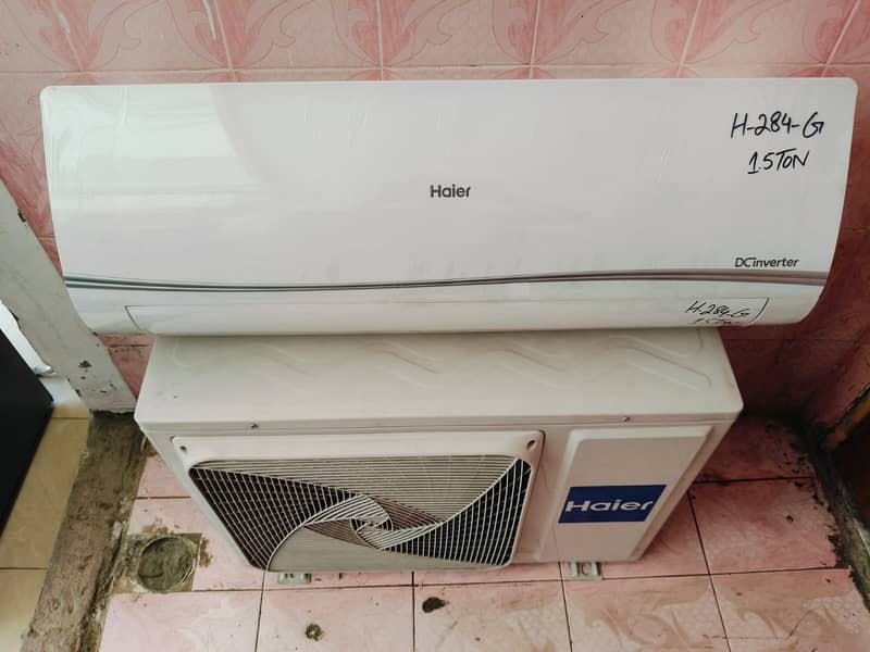 Haier 1.5 ton dc inverter H284G (0306=4462/443) lushset 0