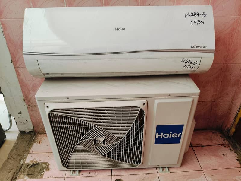 Haier 1.5 ton dc inverter H284G (0306=4462/443) lushset 1