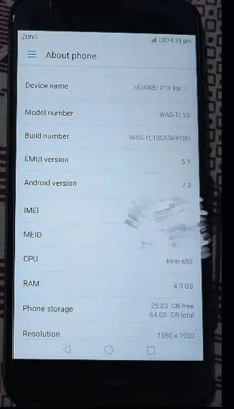 Huawei P10 lite 4gb 64gb 1