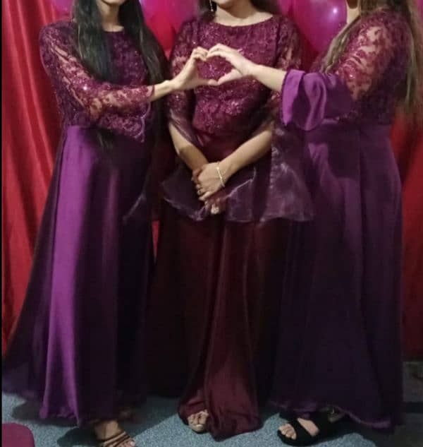 three maxi tripling for sis one mexi and one lehenga 1