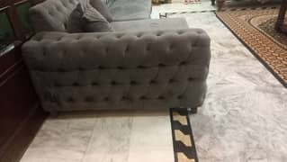 L shape 7seater sofas malai velvet master molly foam 9.9/10 condition