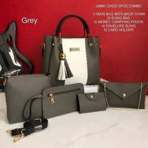 5 piece sets ladies hand bags 3