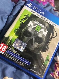 Cod modern warfare 2 Ps4 only box open not used