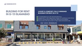 Fully Furnished Building for Rent in G-13, Islamabad!