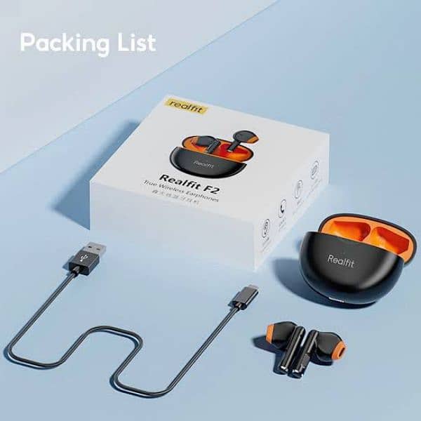 REALFIT F2 EARBUDS WITH ACTIVE NOISE CANCELATION 4