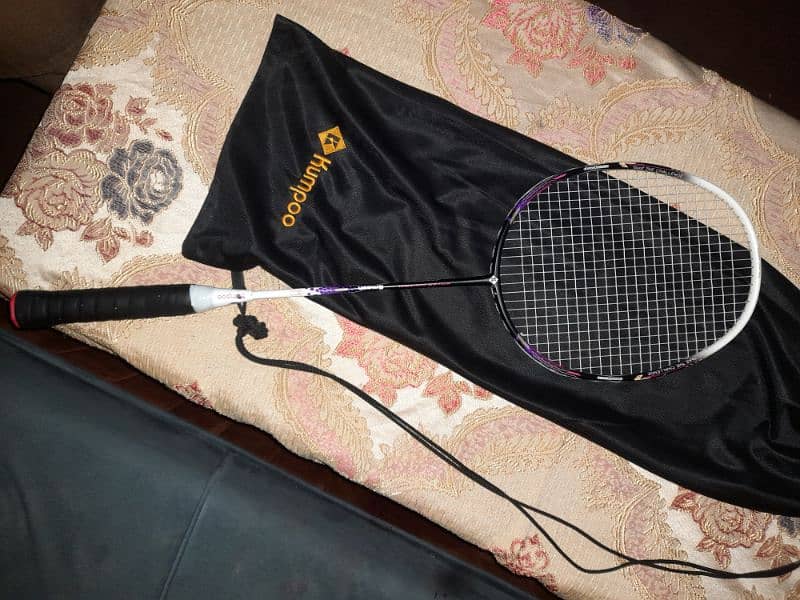 Badminton Racket-  Kumpoo Power Control Smash (original) - Strung 1