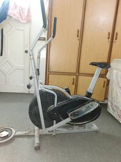 Elliptical Air bike Exercise Cycle Gym Fitness Treadmill Machine