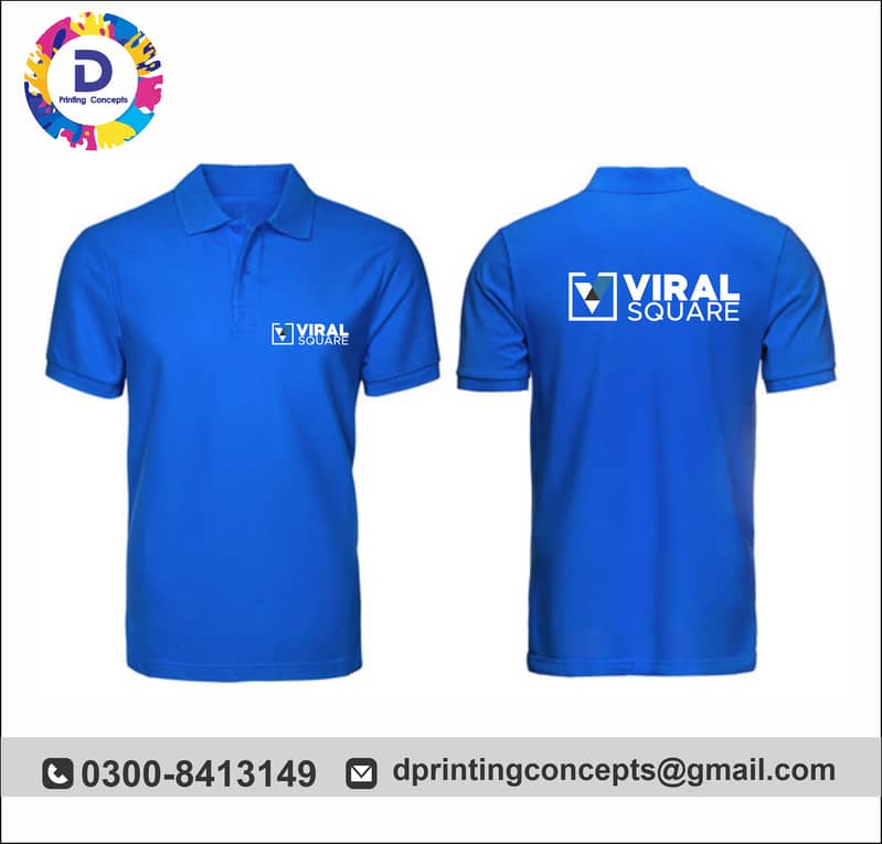 Custom logo shirts | Shirts Printing | Polo Shirt Branding | Unifoam 4