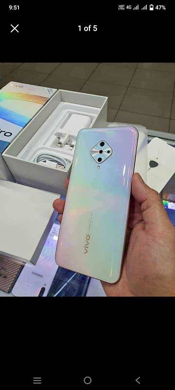 vivo s1 pro 8GB 128 GB PTA approved 03487362872 my WhatsApp number 2