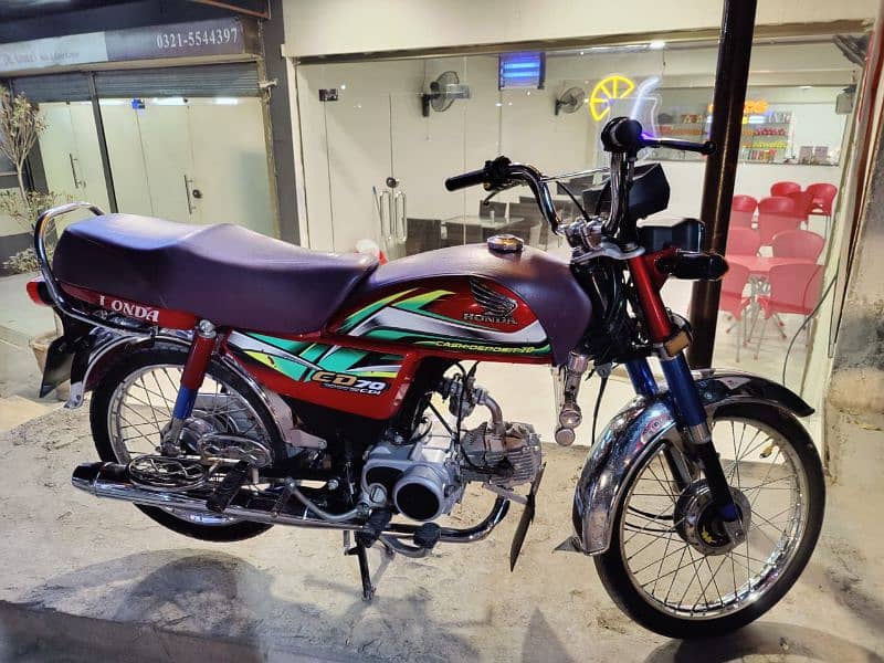 HONDA CD 70 10 BY 10 CONDITION ALL DOCUMENTS OK 2022 model 3