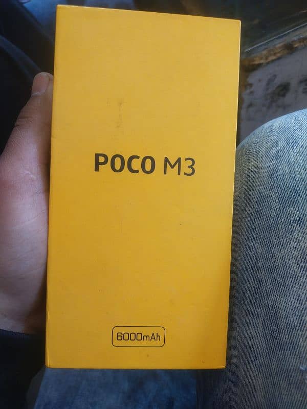 poco m3 4/64 with box chargee 3