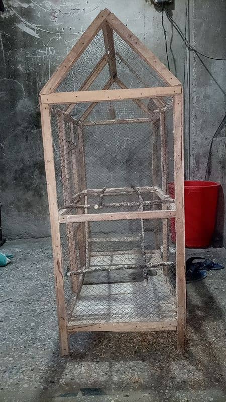 Cage Khudda Pinjra 03008658689 budgie Australian Hen Parrot 2