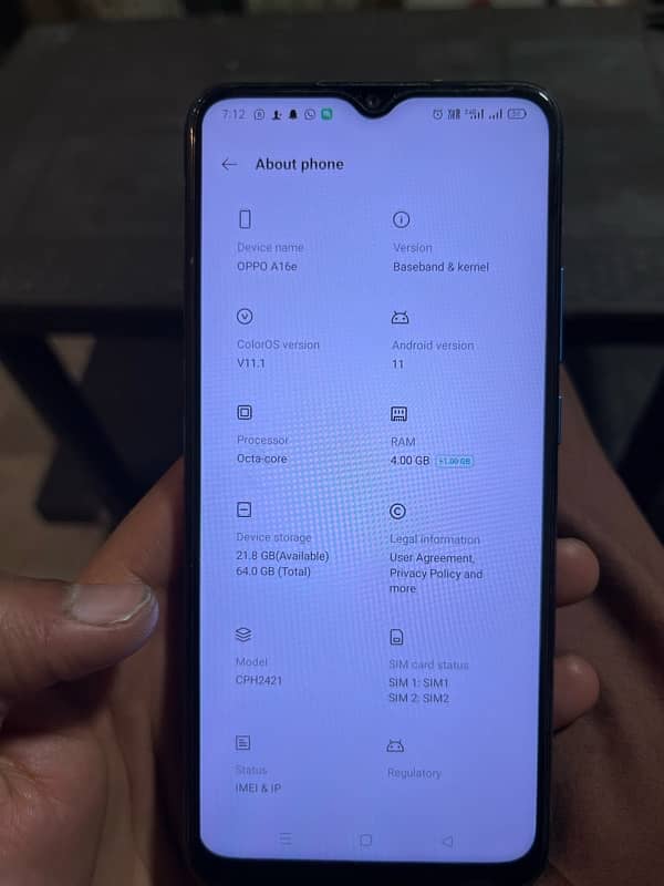 oppo A16e for sale 4