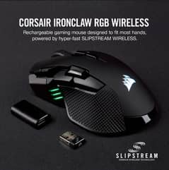 Corsair Ironclaw with dongle 10/10 Bluetooth suportted