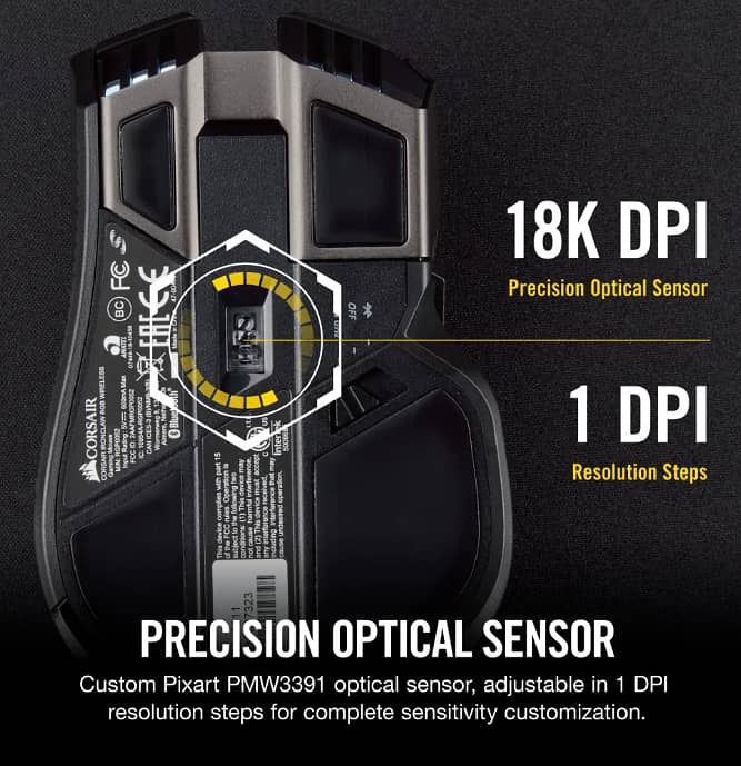 Corsair Ironclaw with dongle 10/10 Bluetooth suportted 1