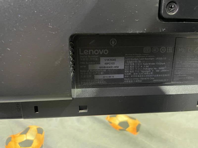 LENOVO MONITOR Lenovo ThinkVision T2324pA 58,4cm (23") TFT-Monitor 4