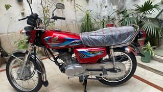 Honda Cg 125 2023/24 All Punjab Number Fresh condition bike