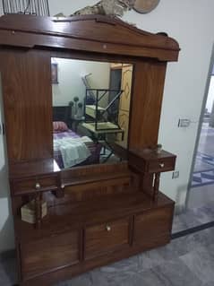 dressing table with mirror