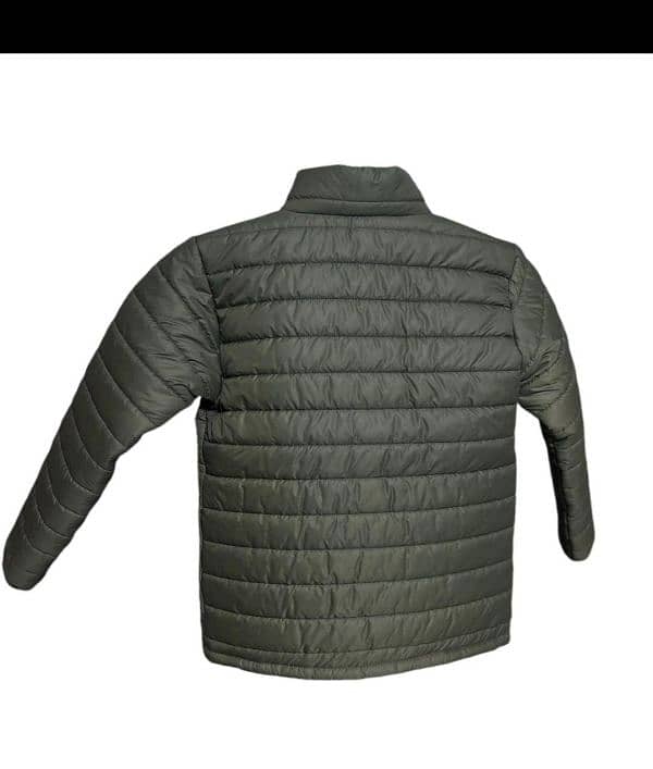 Men's Polyester Puffer Jacket 1pc - Available in Green, Sizes M to 2XL 1