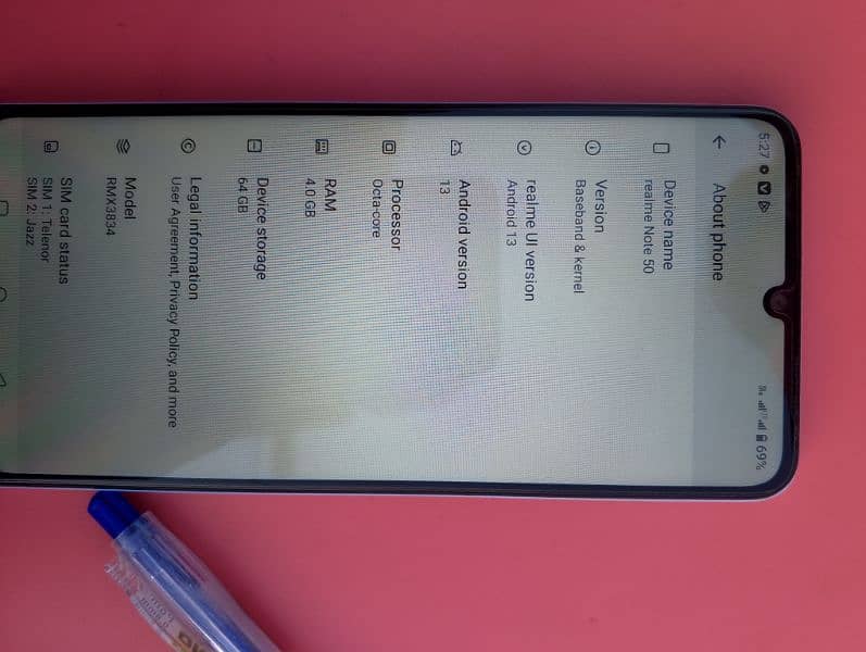 Realme Note 50 10/10 Condition 6