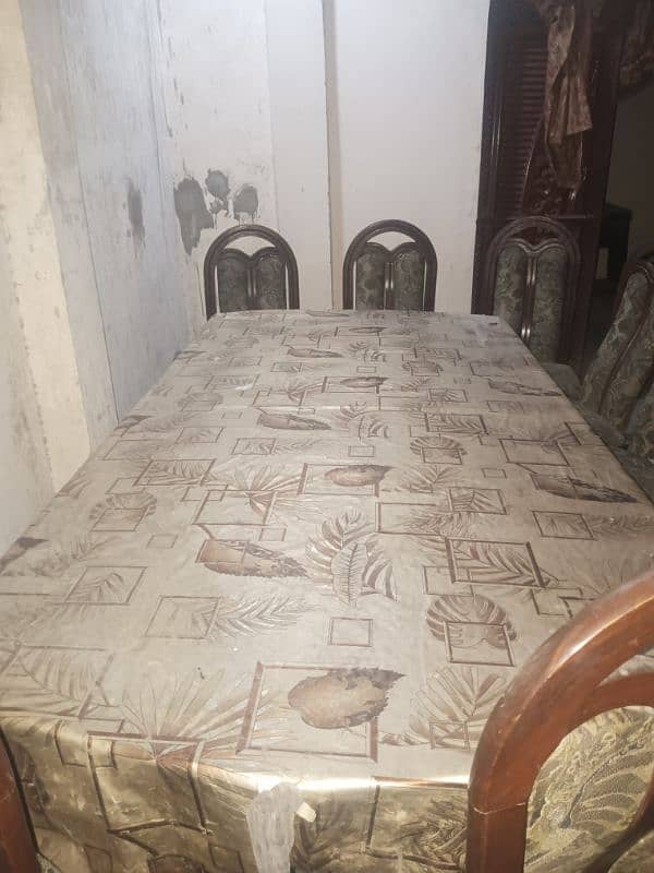 Dining table and 2