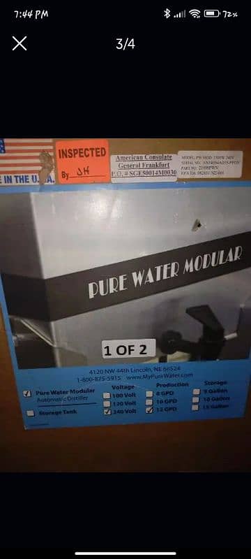 AMERICAN PURE WATER DISTILLER 3