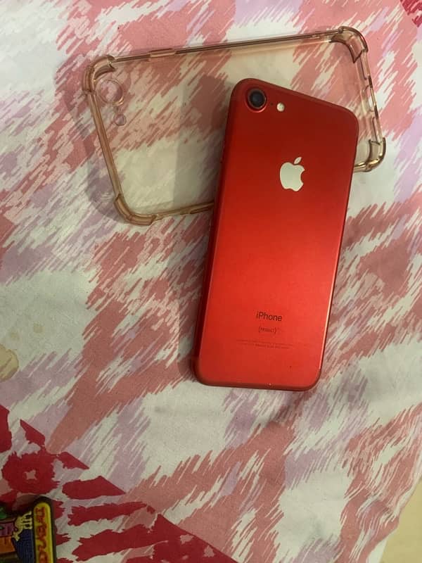 I phone 7 Red Color PTA approved 128 GB 2