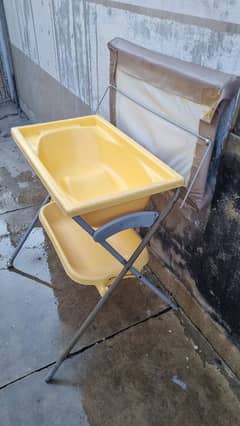 Bathing Care Stand & Baby Rocking Seat