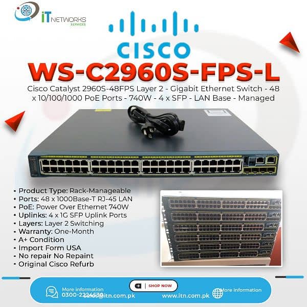 3850-24S-S Networking Switch 3