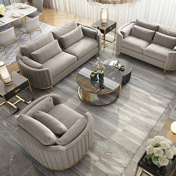 7 seater sofa set | Customizable Designs | L shaped sofa 0