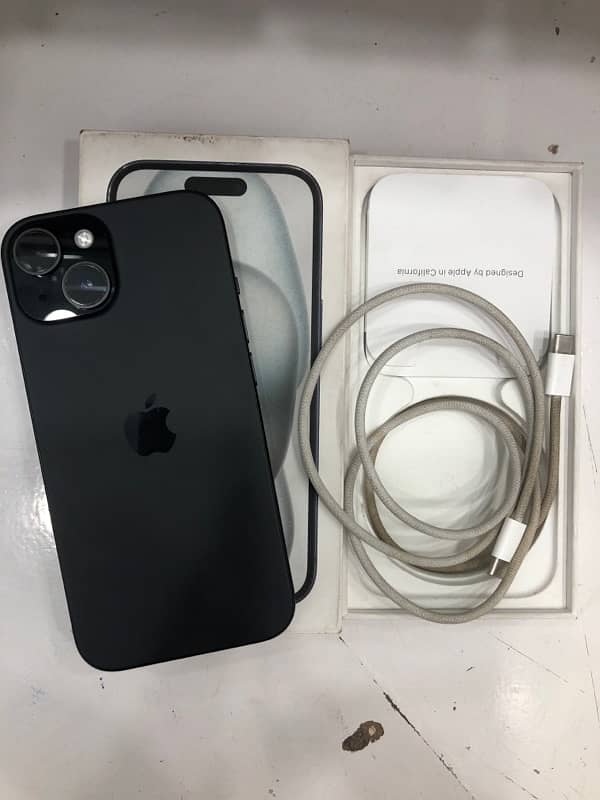 I phone 15 PTA approved physical dual 128 gb 1