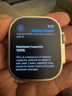 Apple Watch Ultra 2 100%  Battery