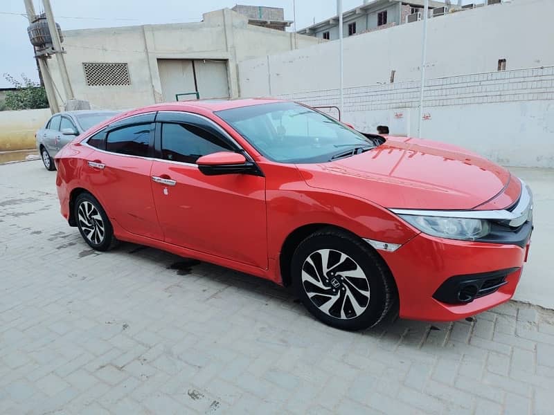 Red Turbo Honda civic 2016 2