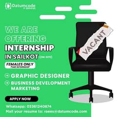 Graphic Designing & Business Development internship