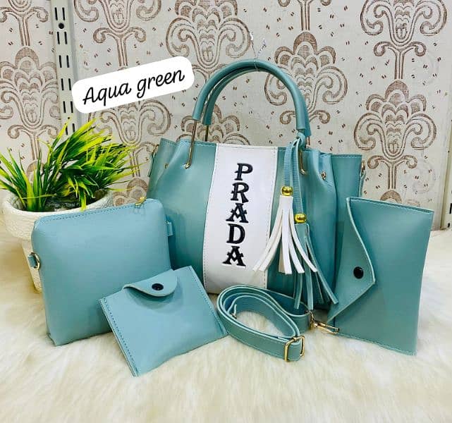 5 piece ladies hand bags 3